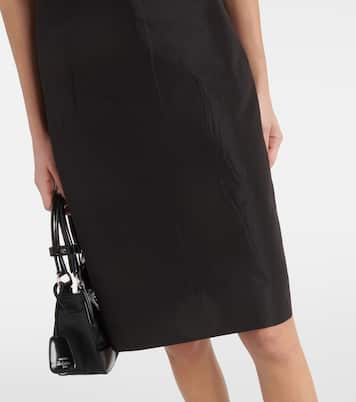 Midikleid aus einem Seidengemisch | Prada