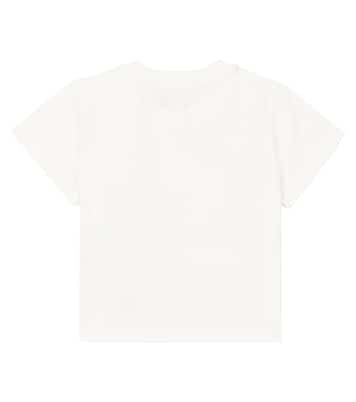 Baby - T-shirt in jersey di cotone con stampa | Moschino Kids