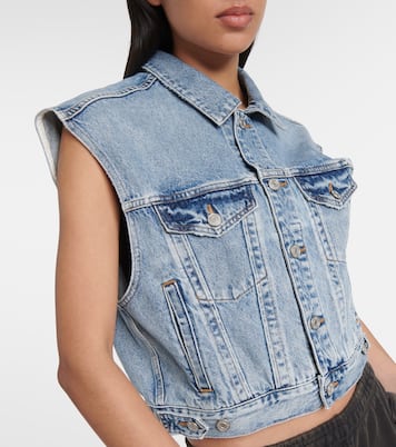 Veste sans manches Charli en jean | Agolde