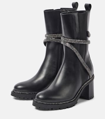 Cleo 60 embellished leather Chelsea boots | Rene Caovilla