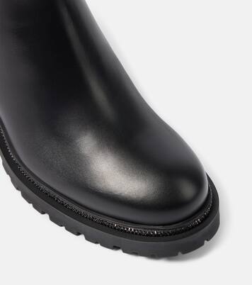 Cleo 60 embellished leather Chelsea boots | Rene Caovilla