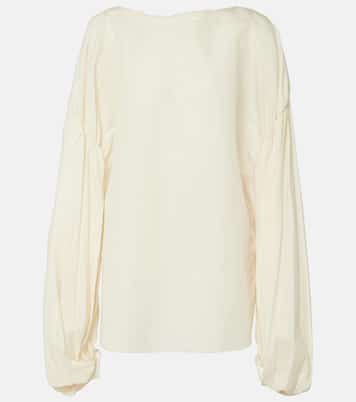 Quico silk and cotton organza top | Khaite