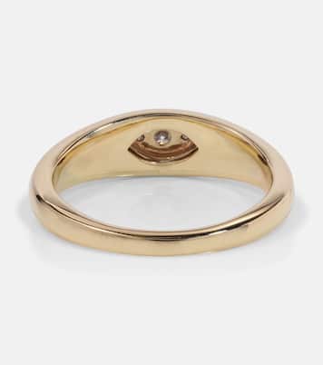 Bague Muse en or 10 ct et diamants | Stone and Strand