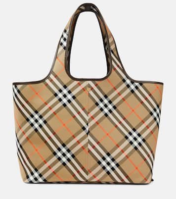 Borsa Medium in canvas Burberry Check  | Burberry