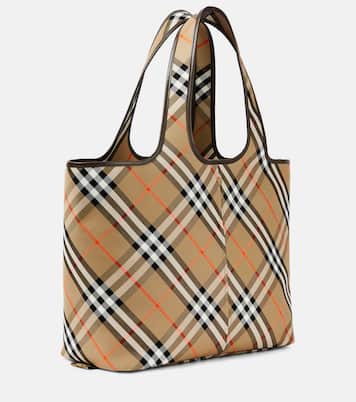 Borsa Medium in canvas Burberry Check  | Burberry