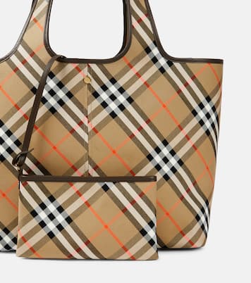 Borsa Medium in canvas Burberry Check  | Burberry