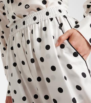 Pyjama-Hose aus Seiden-Twill | Dolce&Gabbana