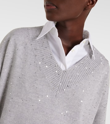 Pull en cachemire et soie | Brunello Cucinelli