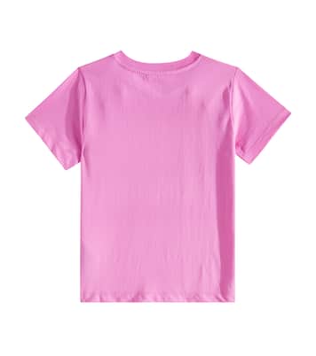 T-shirt in jersey di cotone con logo | Balmain Kids