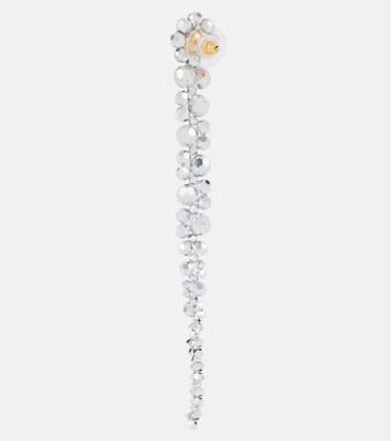 Drip crystal-embellished drop earrings | Simone Rocha