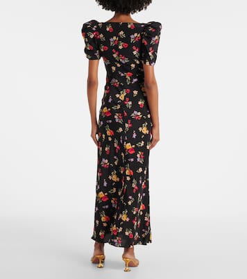 Vestido de fiesta de crepé de seda de china | Rodarte