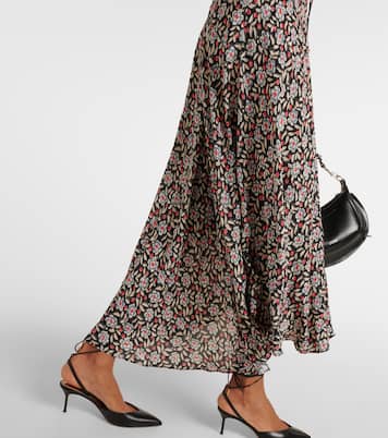 Bedrucktes Midikleid Jemma aus Crêpe | Rixo