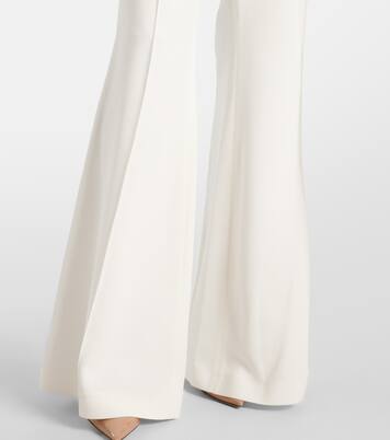 Pantaloni flared in cady a vita alta | Elie Saab