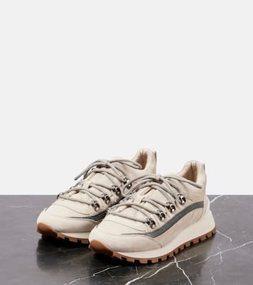 Sneakers in suede | Brunello Cucinelli