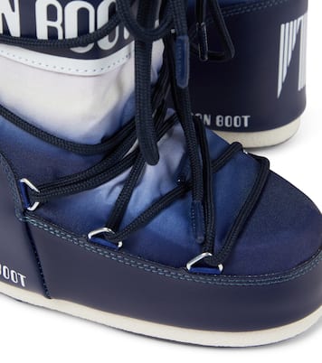 Icon faux leather-trimmed snow boots | Moon Boot Kids
