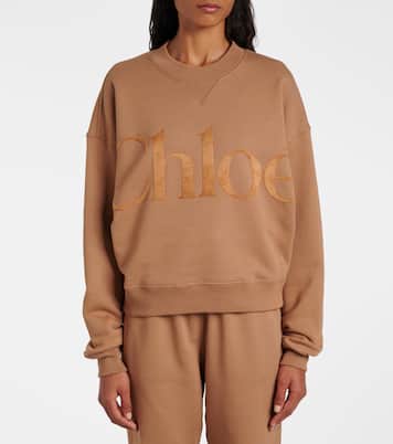 Felpa in cotone con logo | Chloé