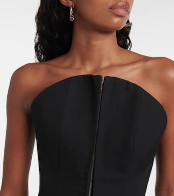 Top a corsetto in lana | McQueen