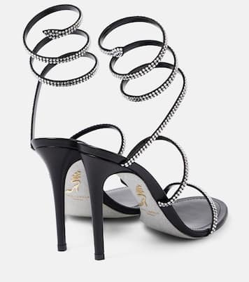 Sandales Cleo 105 en satin à ornements | Rene Caovilla