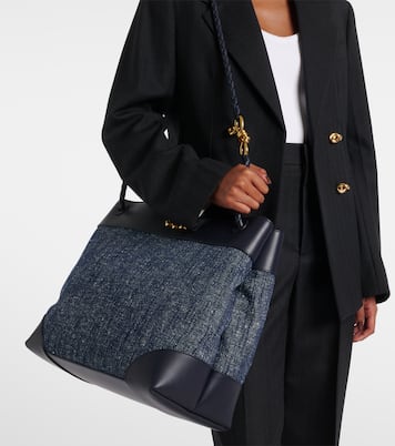 Borsa Andiamo Large in denim | Bottega Veneta