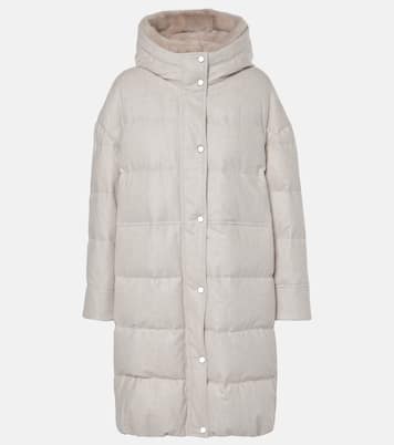 Daunenmantel aus Schurwolle | Brunello Cucinelli