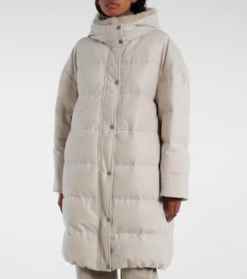 Daunenmantel aus Schurwolle | Brunello Cucinelli