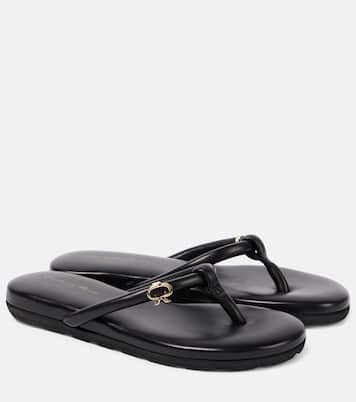 Tongs Juno en cuir | Gianvito Rossi