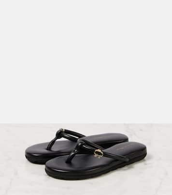 Tongs Juno en cuir | Gianvito Rossi