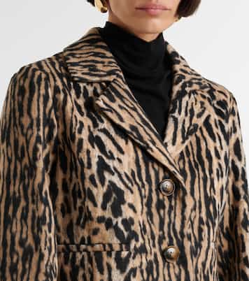 Giacca Leila con stampa leopardata | Rixo