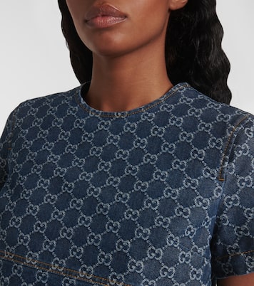 Vestido corto de denim | Gucci