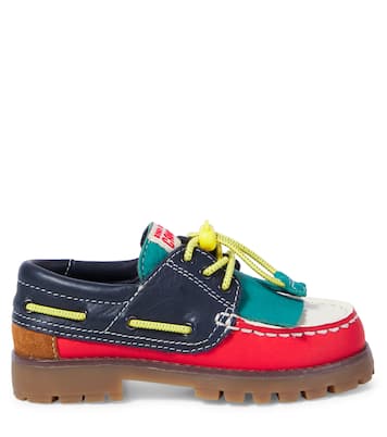 X Camper Segelschuhe aus Leder | Bobo Choses