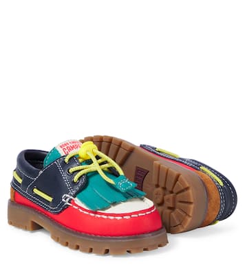 X Camper Segelschuhe aus Leder | Bobo Choses