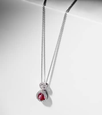 Collana Classics in oro bianco 18kt con rubino | Bucherer Fine Jewellery