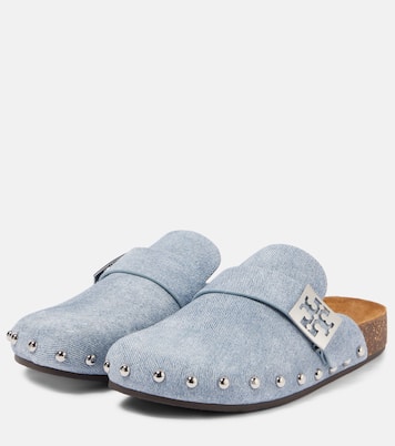 Mules Mellow in suede con borchie | Tory Burch