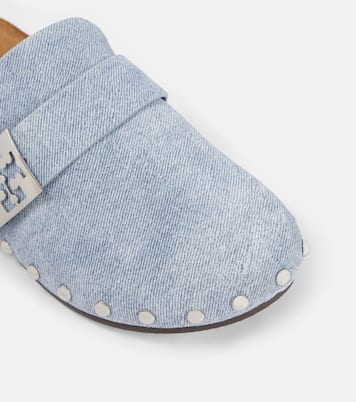 Mules Mellow in suede con borchie | Tory Burch