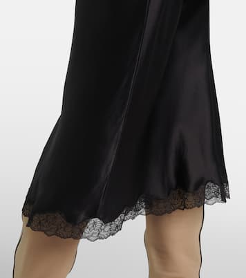 Gonna sottoveste Irene in charmeuse | The Row