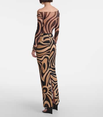 Gonna lunga con stampa | Pucci