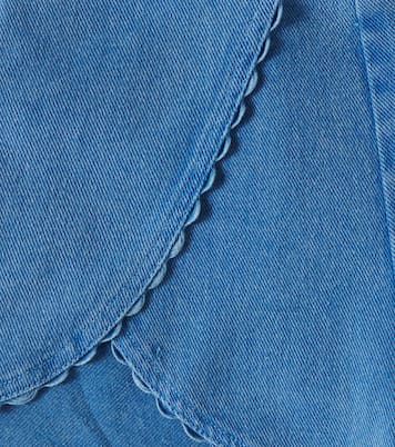 Asya scalloped denim shorts | Louise Misha