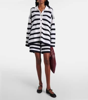 Shorts de cachemir a rayas | Jardin des Orangers