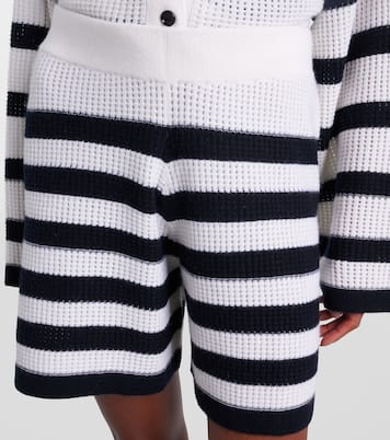 Shorts de cachemir a rayas | Jardin des Orangers