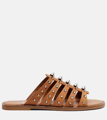 Charja spiked leather sandals | Christian Louboutin