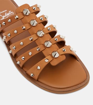 Charja spiked leather sandals | Christian Louboutin