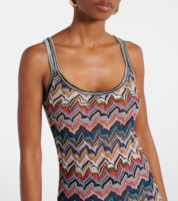 Maxikleid aus Lamé | Missoni