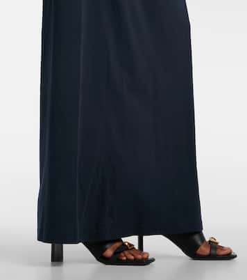 Cocoon cotton jersey maxi dress | Balenciaga