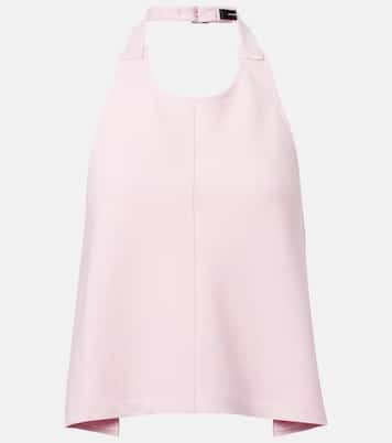 Open-back wool top | Wardrobe.NYC