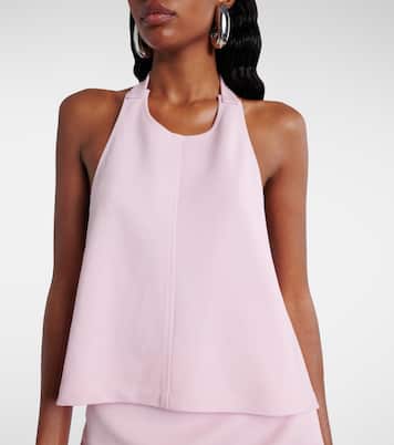 Open-back wool top | Wardrobe.NYC