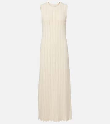 Vestido midi Sissi calado de algodón | Altuzarra