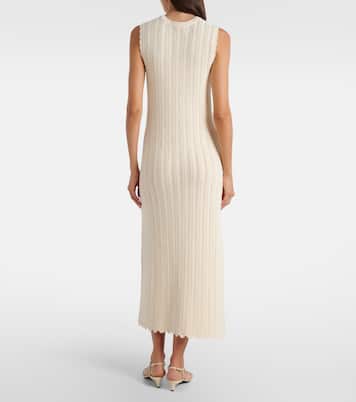Vestido midi Sissi calado de algodón | Altuzarra