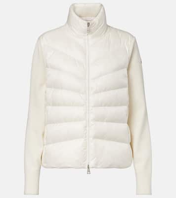 Daunenjacke mit Strick | Moncler