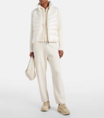 Daunenjacke mit Strick | Moncler