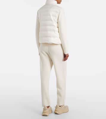 Daunenjacke mit Strick | Moncler